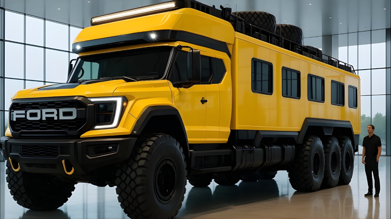 2026 Ford RaptorX 6×6 Motorhome Shocks the World With Armored Design and Survival Power