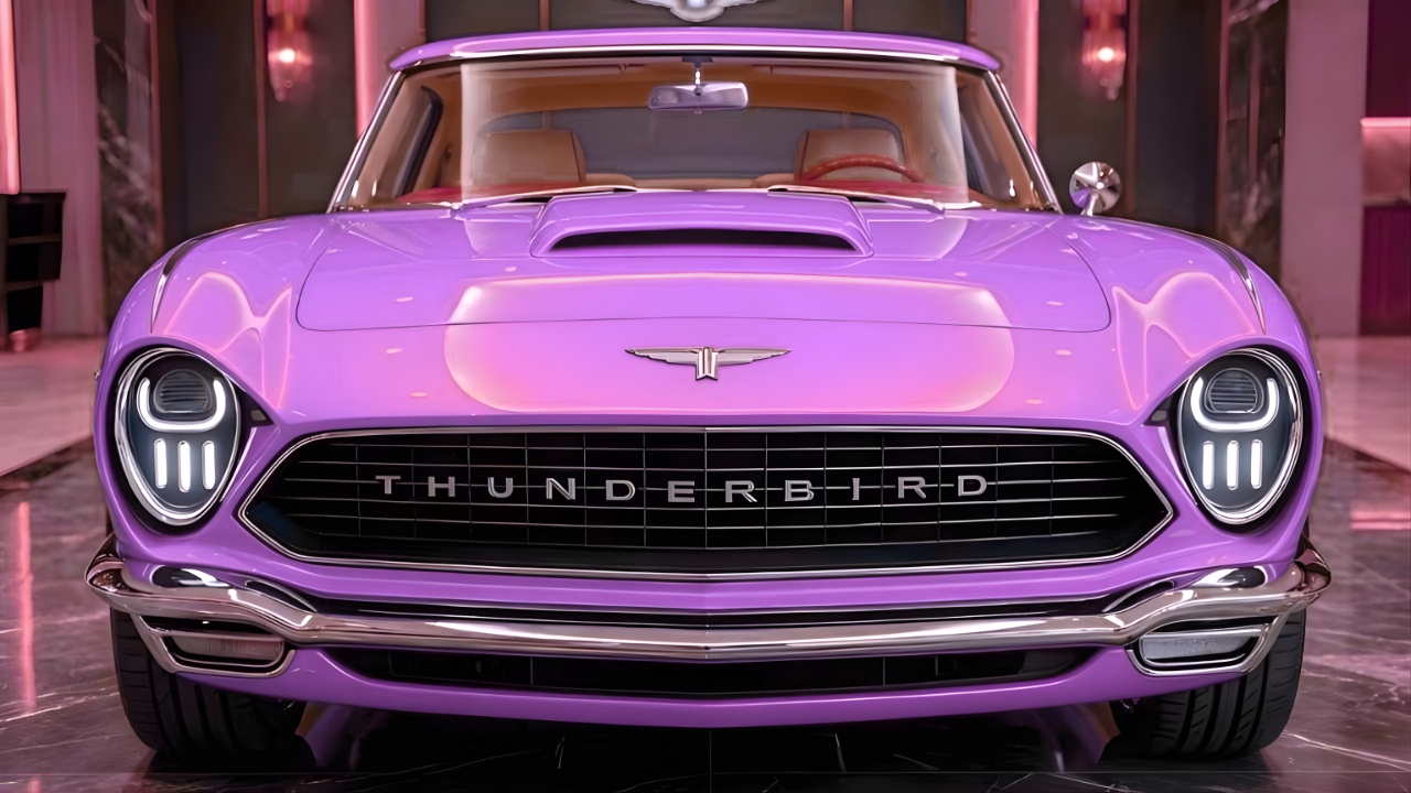 2026 Ford Thunderbird Convertible Revealed : Classic American Icon Meets Modern Technology